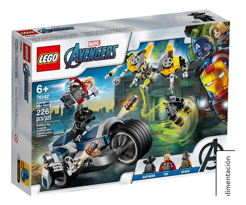 Lego Avengers SpeederBike Attack. Ref. 76142