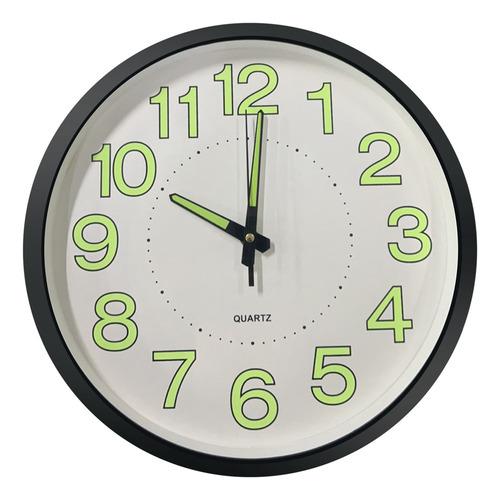 Reloj De Pared Luminoso De 12 Pulgadas/30 Cm Silencioso Con