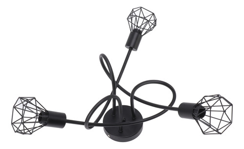 Moderno Colgante Led Minimalista En Forma De Jaula De Hierro