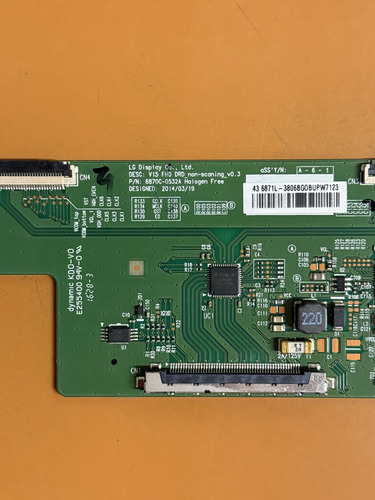 Main + Tcon Vizio D43-d1 715g8093-m01-000-004t 6870c-0532a (Usado)