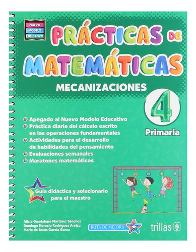 Prácticas De Matemáticas 4, Primaria: Mecanizaciones Trillas
