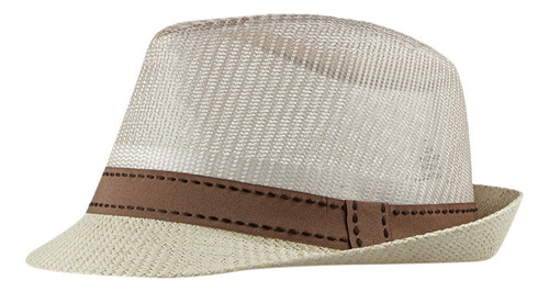 Sombrero De Playa Hueco De Trilby, Elegante Y Elegante, Para