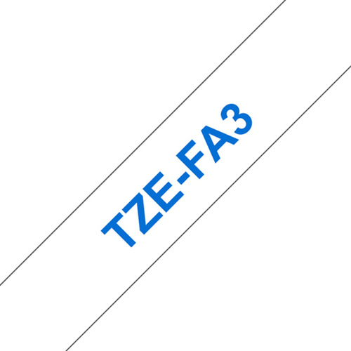 Cinta Textil Brother Tze-fa3 Para Rotuladoras 12mm X 3mts