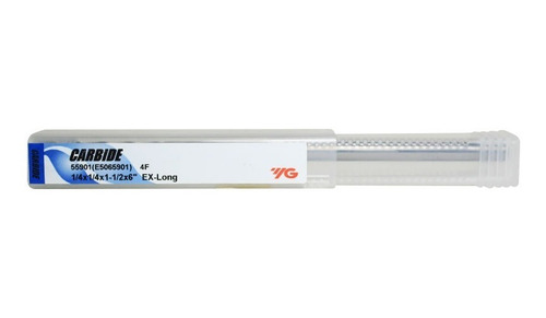 Cortador De Carburo Xl 1/4 X 1-1/2 X 6 Pulgadas 4f Yg-1