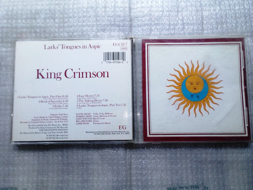 King Crimson Larks' Tongues In Aspic