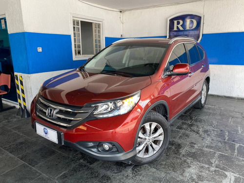 Imagem 4 de 15 de Honda Crv 2.0 Exl 4x2 16v Flex 4p Automático 2014 Vermelha