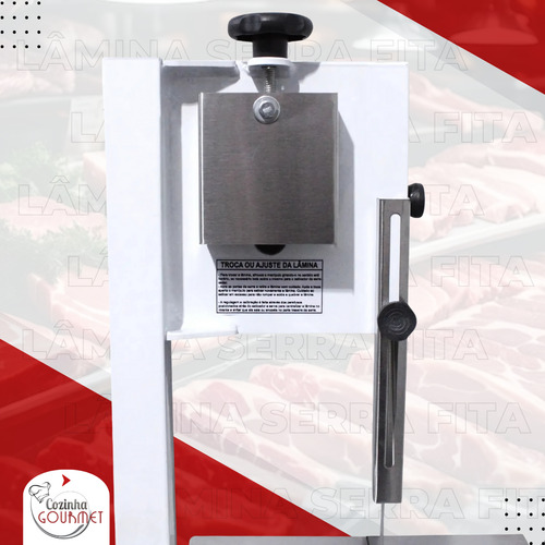 Serra Fita De Bancada Inox 350w P/ Açougue Ossos Congelados 110v/220v ( Bivolt )