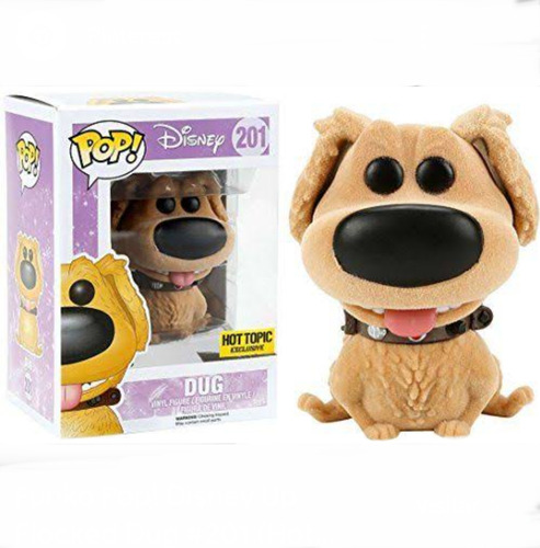 Funko Pop Dug Flocked #201 Up Disney Hot Topic Exclusive 