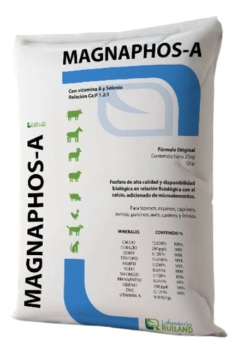 Magnaphos-a Sales Minerales Para Animales De Producción 25kg