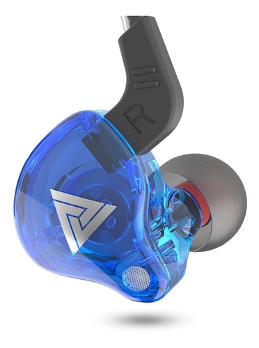 Qkz Ak6 Con Micro + Estuche Audifonos Auriculares Azul
