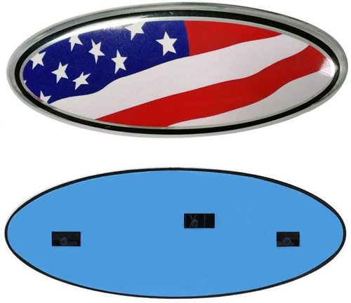 Emblema 9inch Para Ford Bandera Americana F150 Frente E...