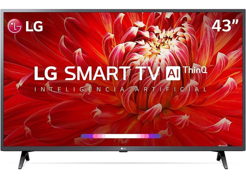 Imagem 1 de 3 de Smart Tv LG Led 43 Full Hd Wifi Webos Quad Core Ai Thinq