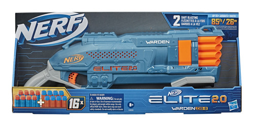 Nerf Elite 2.0 Lançador De Dardos Duplos Warden Db-8 Hasbro