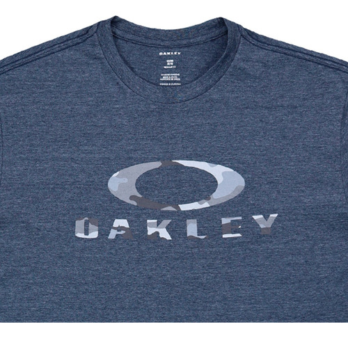 Camisa Masculina Oakley Logotipo Bark Camo Original 