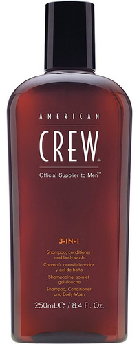 American Crew Classic 3 In 1 Shampoo, Conditione & Wash Plus