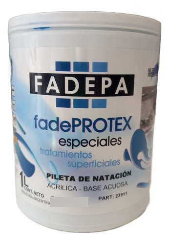 Pintura Para Piscinas Premium 1lt Fadepa - Colores