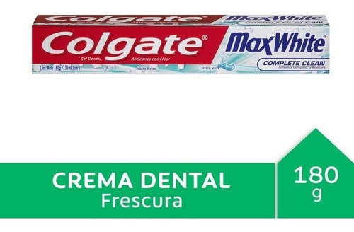 Colgate Max White Crystal Mint Crema Dental 180g