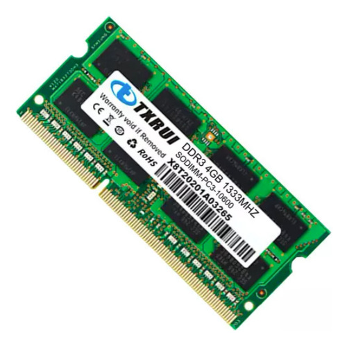 Memoria Sodimm 4gb Ddr3 1333 Pc3-10600s 1.5v Notebook Y Mac