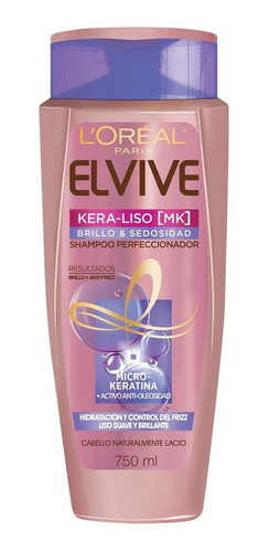 Shampoo L'oréal Paris Elvive Keraliso Mk Brillo 750ml