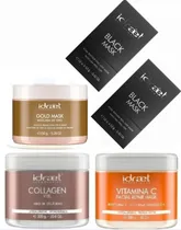Comprar Kitx4 Mascara Oro + Vitamina C + Colageno + Black Mask