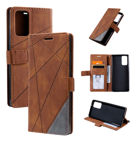Funda Para Teléfono Oppo Find X2 Lite/k7/realme X7 Pro Ultra Wallet De Piel Sintética Con Ranura Para Tarjetas, Soporte