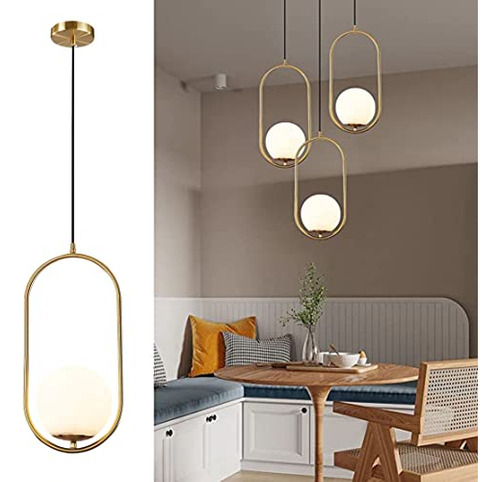 Bokt Mid Century Modern - Lámparas De Araña (1 Luz, Dorado)