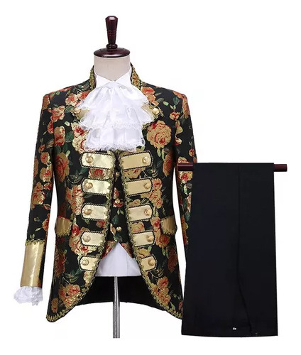 Disfraz Victoriano De Lujo Para Adultos, Príncipe Rey Mediev