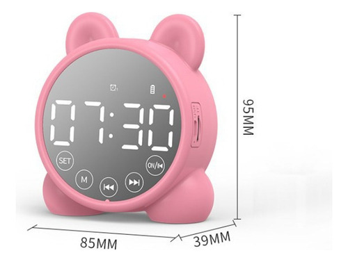 Reloj Con Altavoz Bluetooth Multifuncional, Reloj Despertado