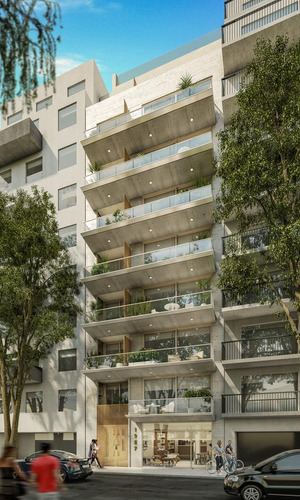 Venta Departamento De 1 Ambiente Divisible En Las Cañitas - En Construcción, Apto Blanqueo