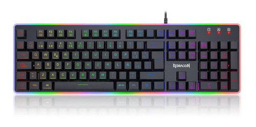 P Teclado Redragon Dyaus 2 K509 Rgb Semi Mecánico Español