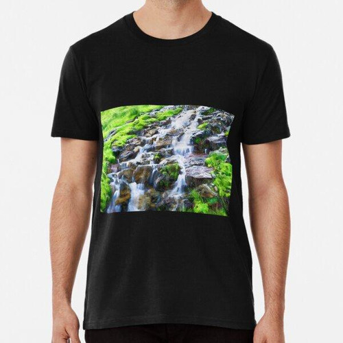 Remera Trickle Trickle 2 Cascada Parque Nacional Glacier X10