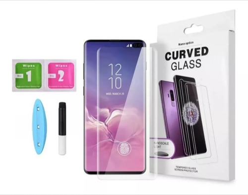 Case Funda Soft Premium Azul Para Samsung S22 Ultra + Micas