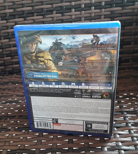 Call Of Duty Black Ops 4 Disco Físico Ps4 Novo Lacrado Cd 