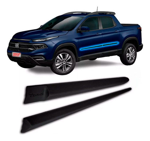 Jogo 4 Friso Portal Lateral Fiat Toro Freedom 2022 Original