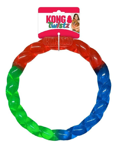 Anillo Flexible Twistz Grande Multicolor Perro Kong