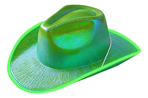 Sombrero De Vaquero Iluminado, Gorra De Discoteca, Sombrero