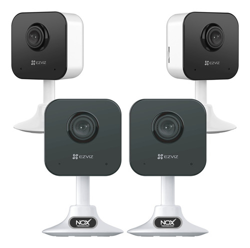 Combo X 4 Camara De Seguridad Wifi Full Hd Ezviz H1c 1080p