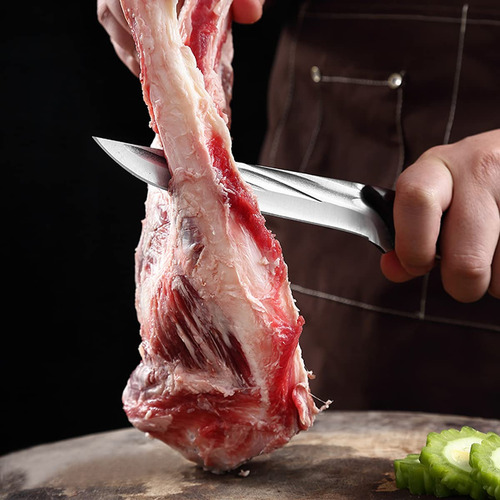 Juego De Cuchillos De Chef Acero Inoxidable Profesional Mmg