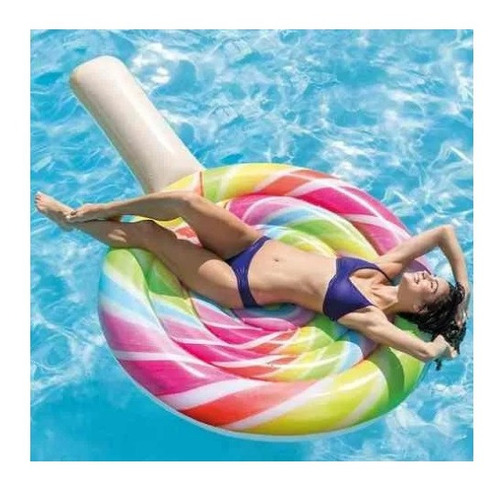 Colchoneta Inflable Intex Pileta Lollipop Paleta Chupetin