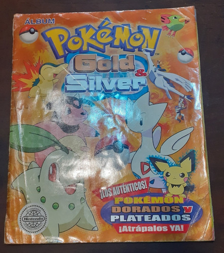 Album De Figuritas ** Pokemon Gold & Silver**  Falta 1 Figu