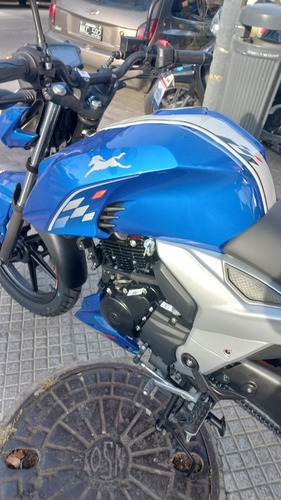 Imagen 5 de 24 de Tvs Rtr 160 New Model Azul Tipo Ns Fz Gixxer Motovega