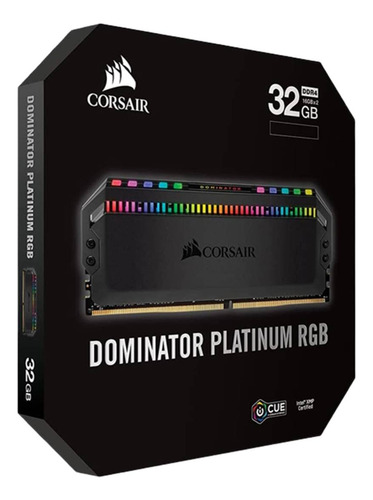 Memória Ram Corsair Dominator Platinum Rgb 32gb Ddr4 3600mhz