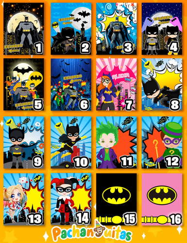 30 Morralito Dulcero Bolo Fiesta Infantil Batman 2