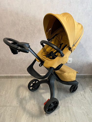 Carriola De Paseo Y Cuna / Stokke Xplory X - Amarillo Ocre Negro (Usado)
