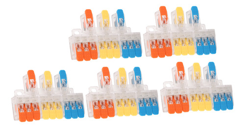 Kit De Conectores Lever Wire De 3 A 9, 5 Piezas, Cable De Ca