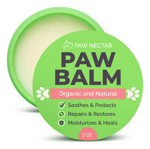 Bálsamo Para Patas De Perro Paw Nectar Cura, Repara Y R