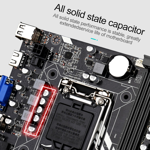 Placa Base Con Chip H61m Lga 1155 Ddr3 M-atx Con Vga Hdmi
