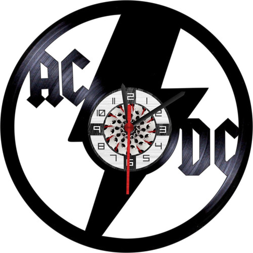 Reloj En Disco Vinilo Lp Banda Música Ac/dc Rock