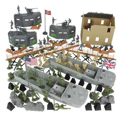 Bmc Toys - Soldados De Plástico De La Segunda Guerra Mundi.