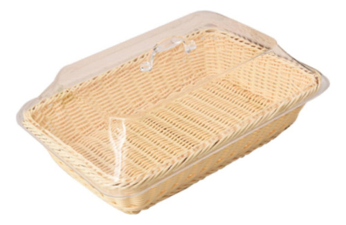 Cesta De Pan De Ratán Sintético Con 45cm X 35cm X 15cm
